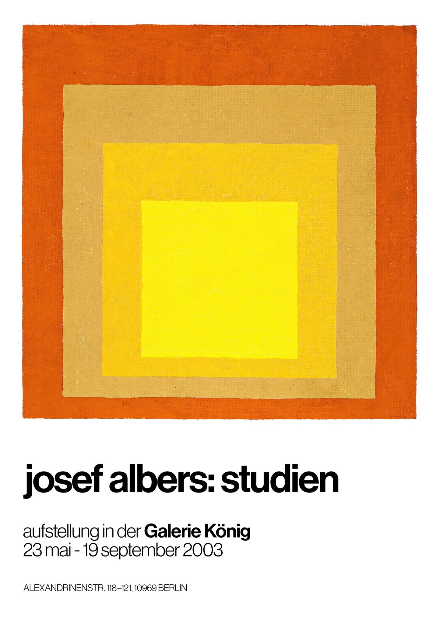 Hommage an das Quadrat Orange