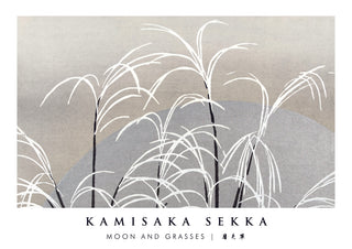 Moon and Grasses print