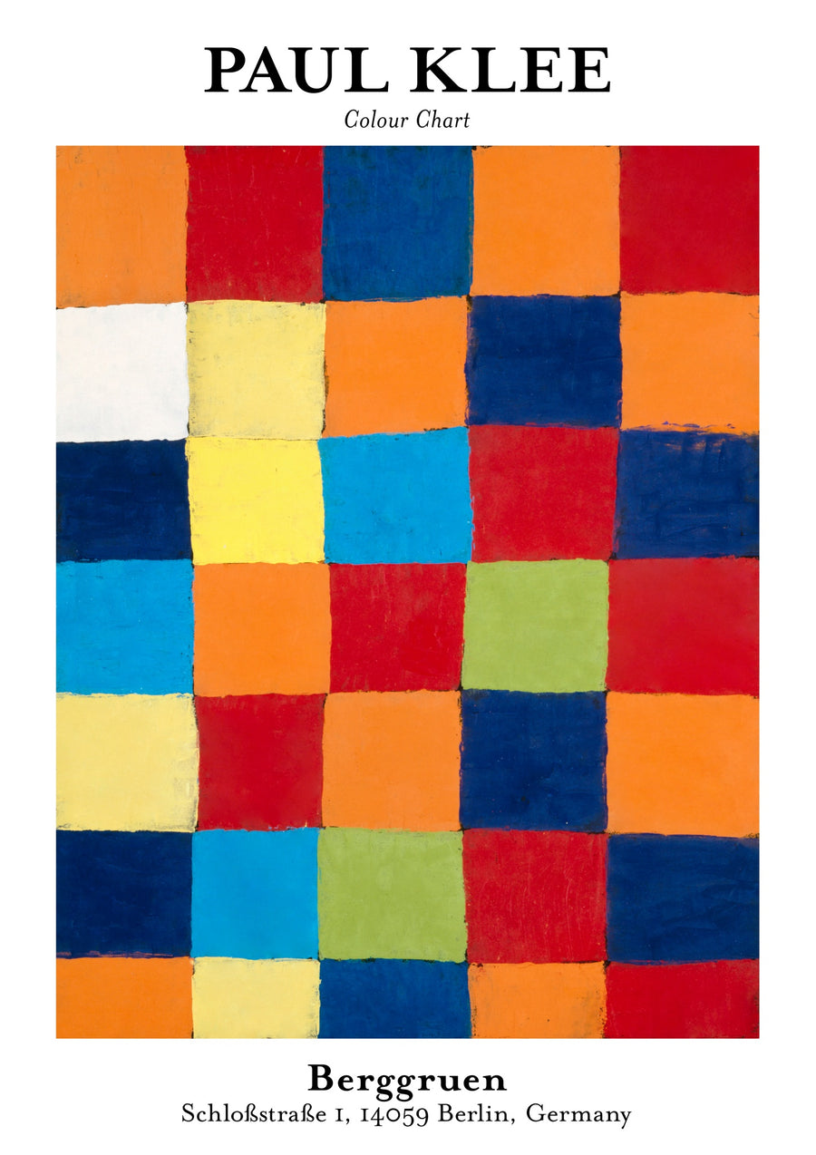 Kleurenkaart - Print Only frame