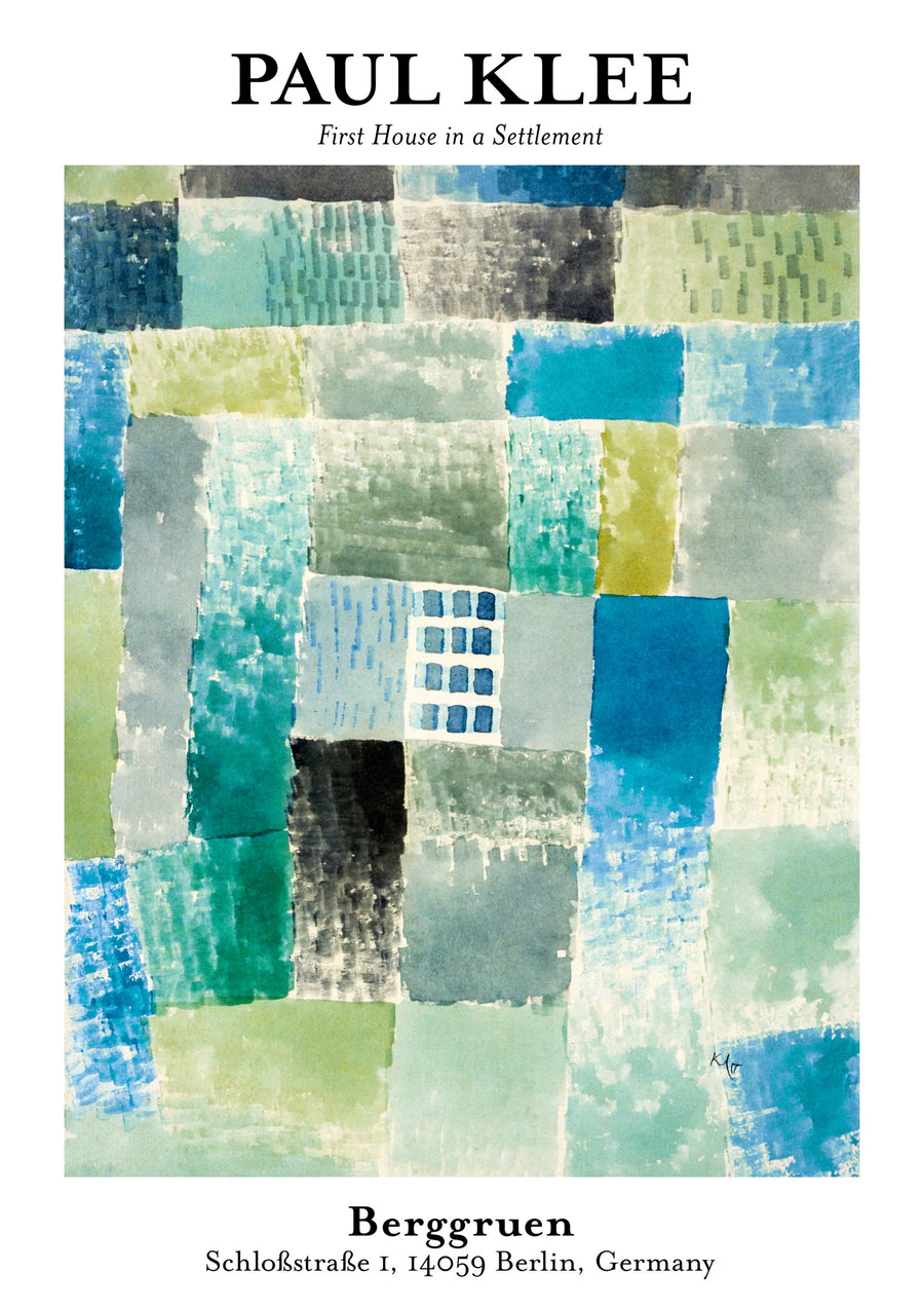 First House in a Settlement - Print Only frame
