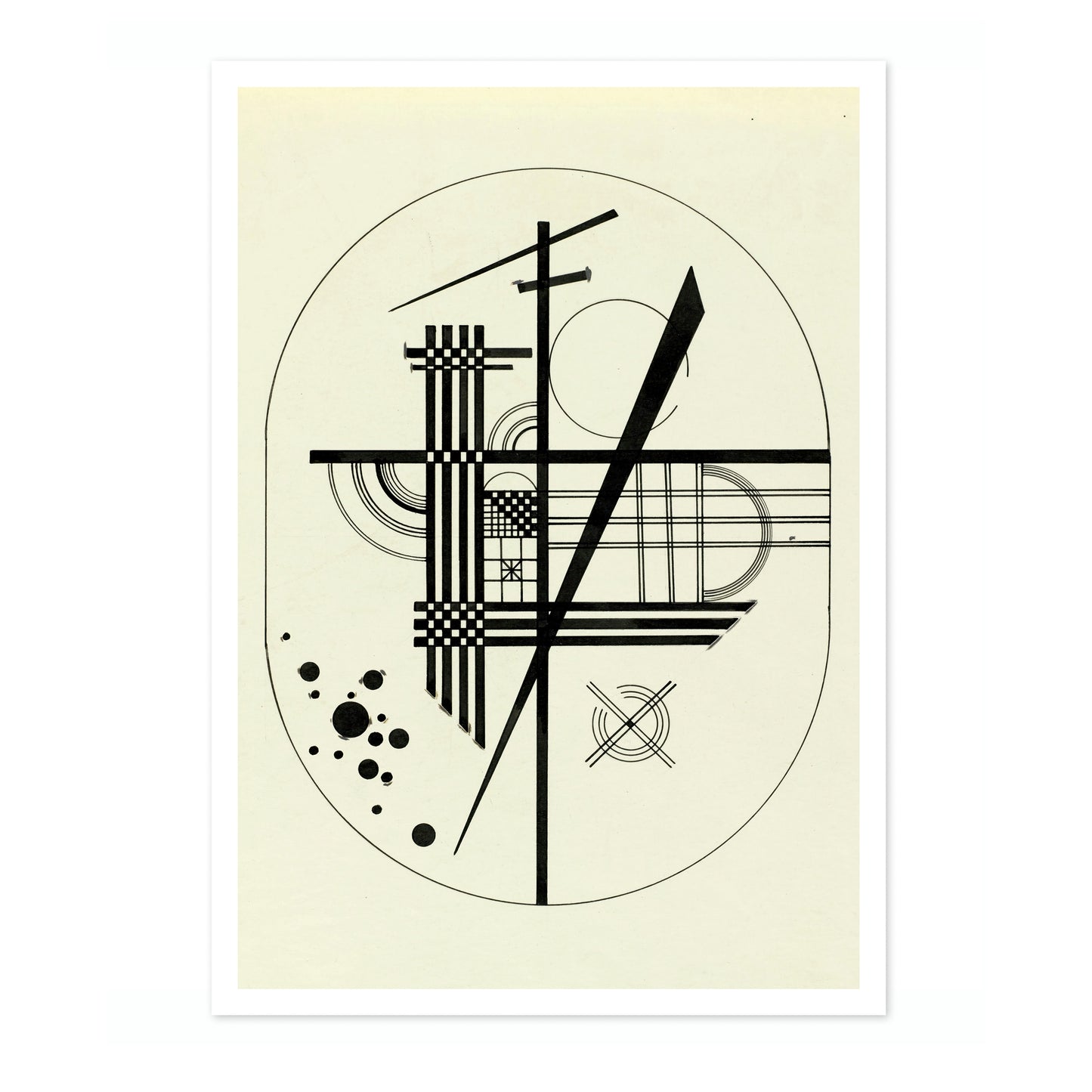 Ritning för punkt och linje till plan