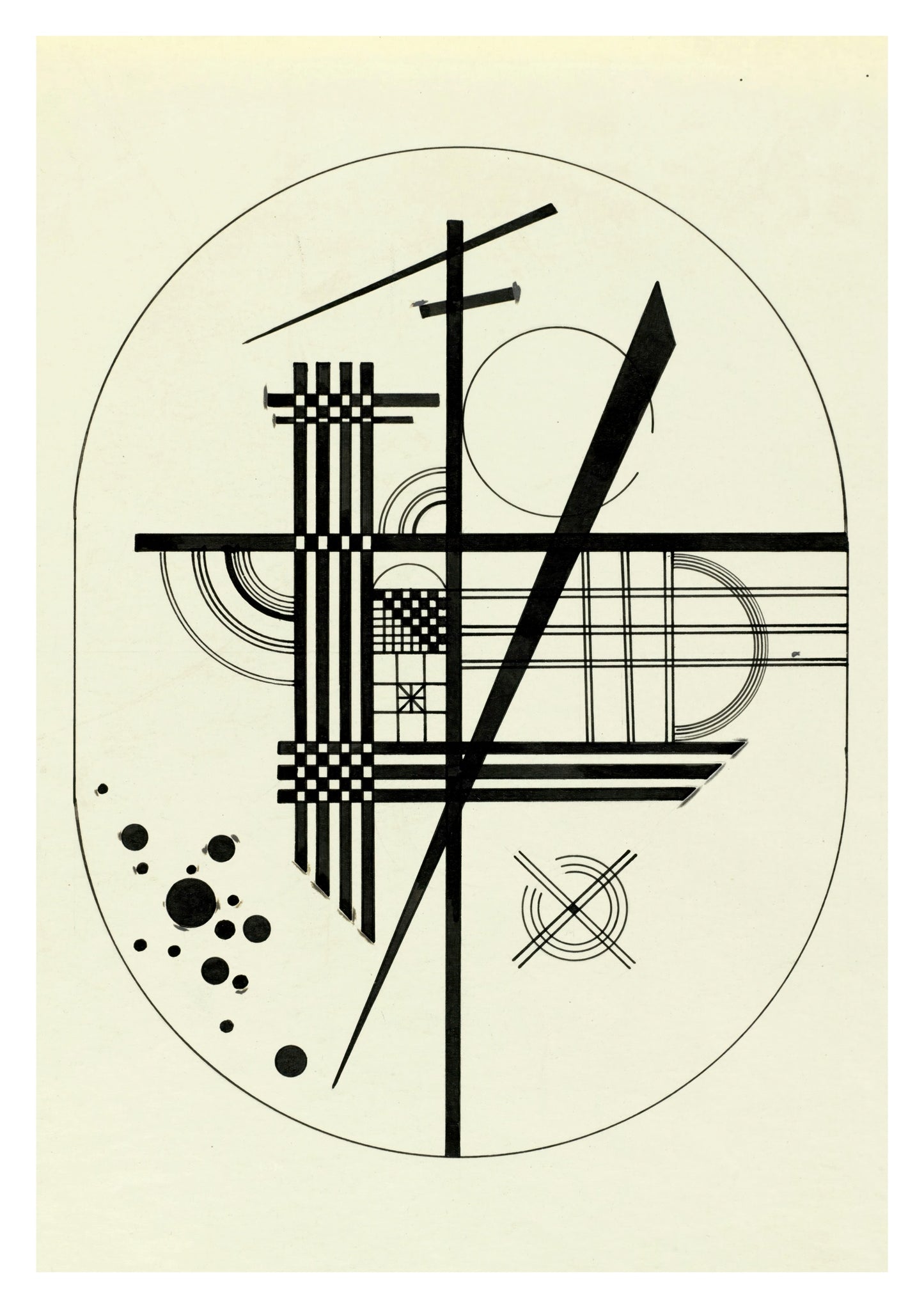 Ritning för punkt och linje till plan