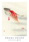 Une paire de carpes koi print