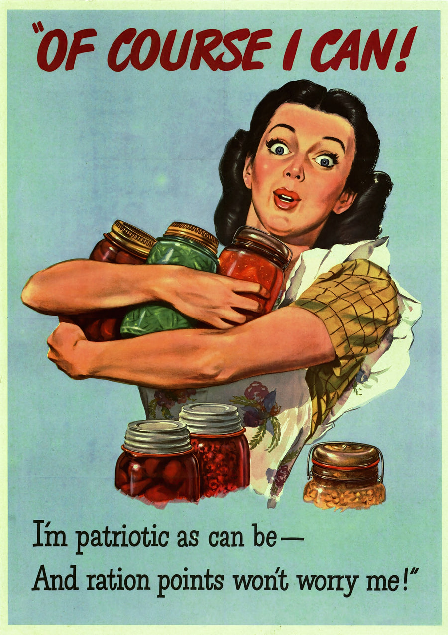 Rationing for the Country - Print Only frame
