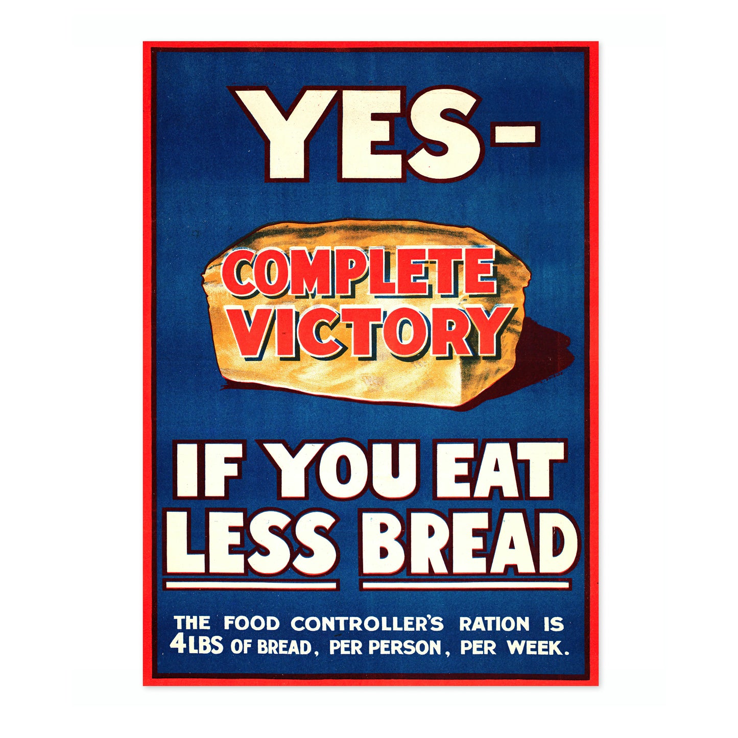 Affiche de rationnement