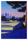 Nine Holes in the City of Angels print