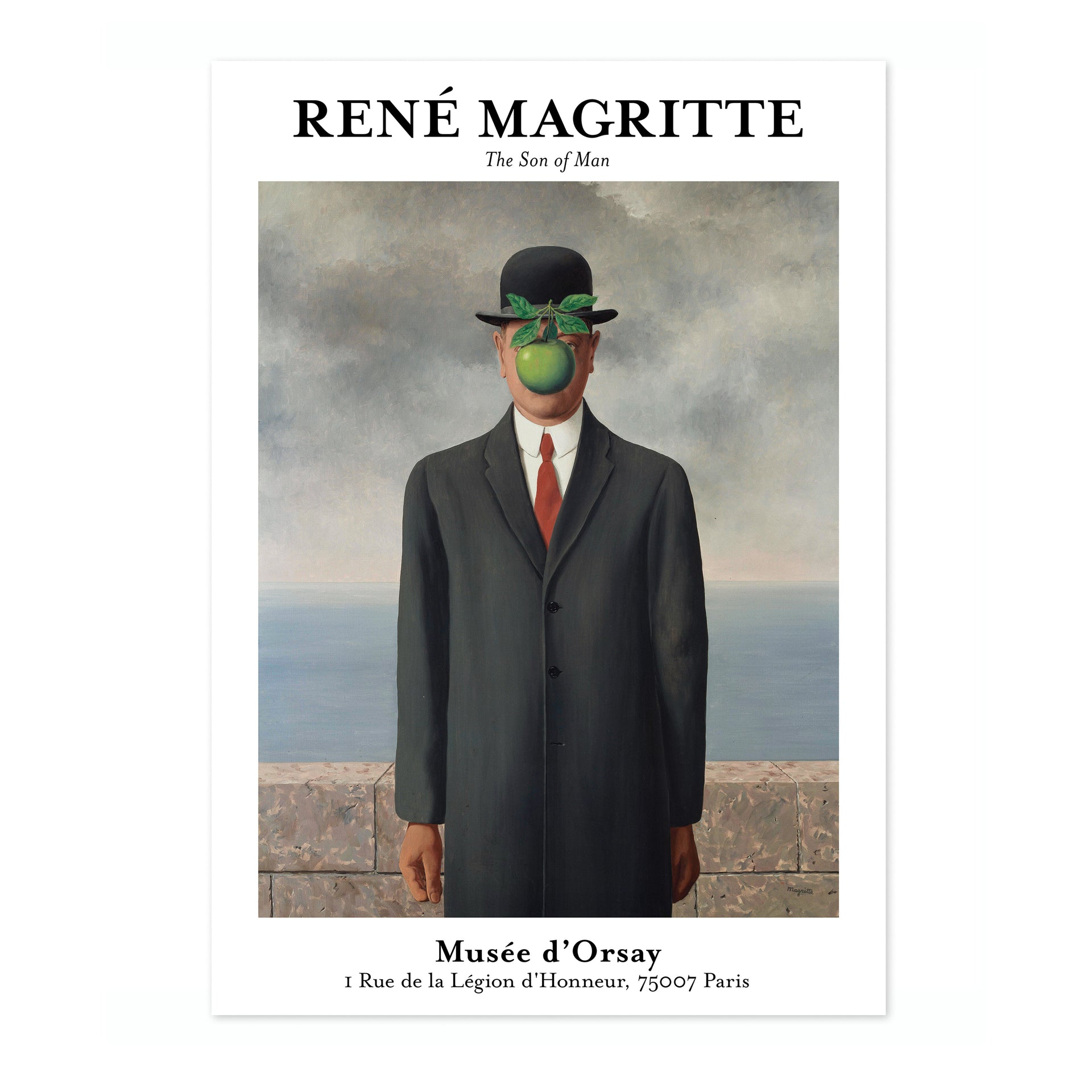 The Son of Man René Magritte Art Framed Prints Posters