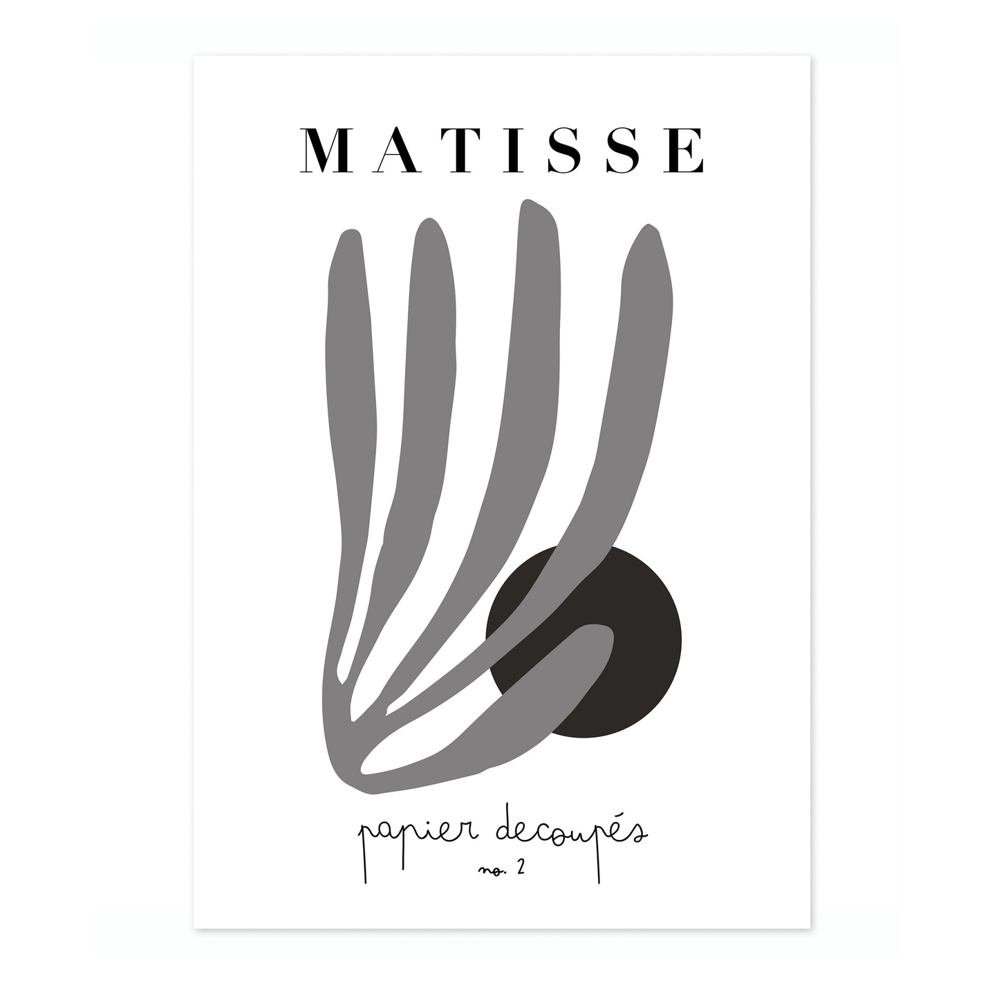 Matisse Cutouts No. 2 B&W