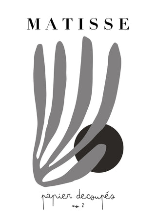 Matisse Cutouts No. 2 B&W print