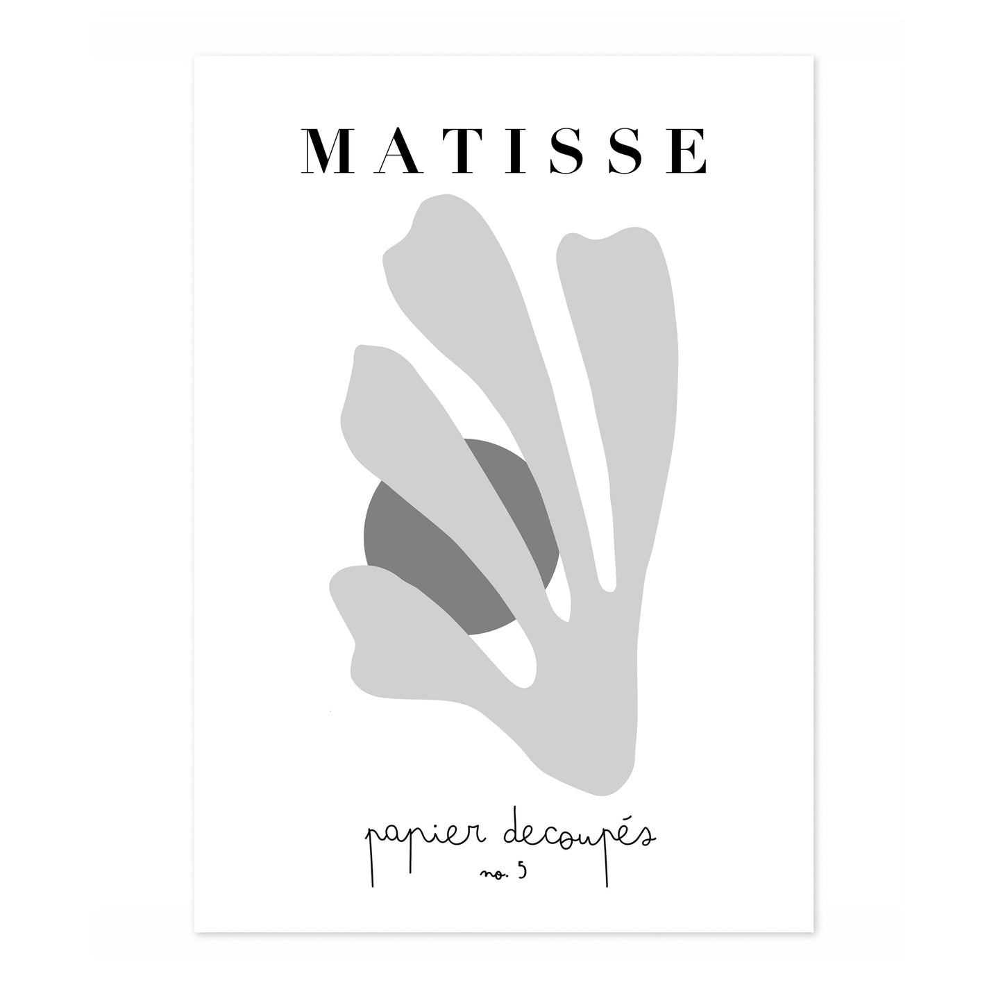 Matisse Cutouts No. 5 B&W