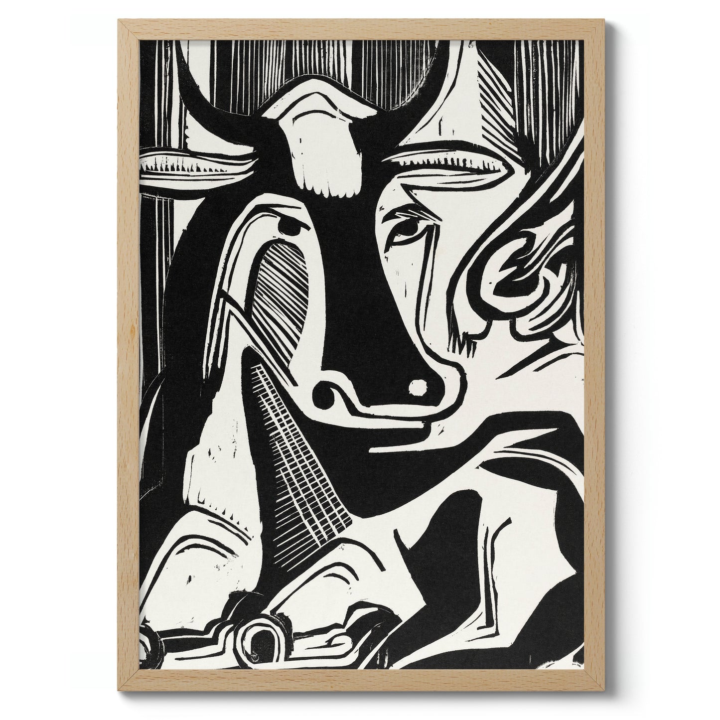 Large Cow Lying Down