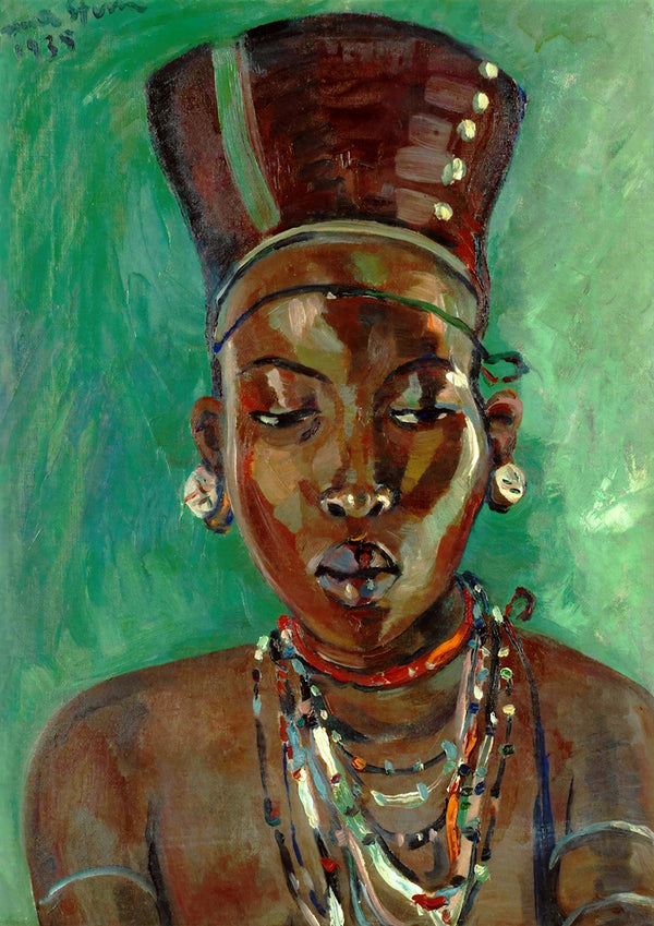 Zulu-kvinna - Irma Stern