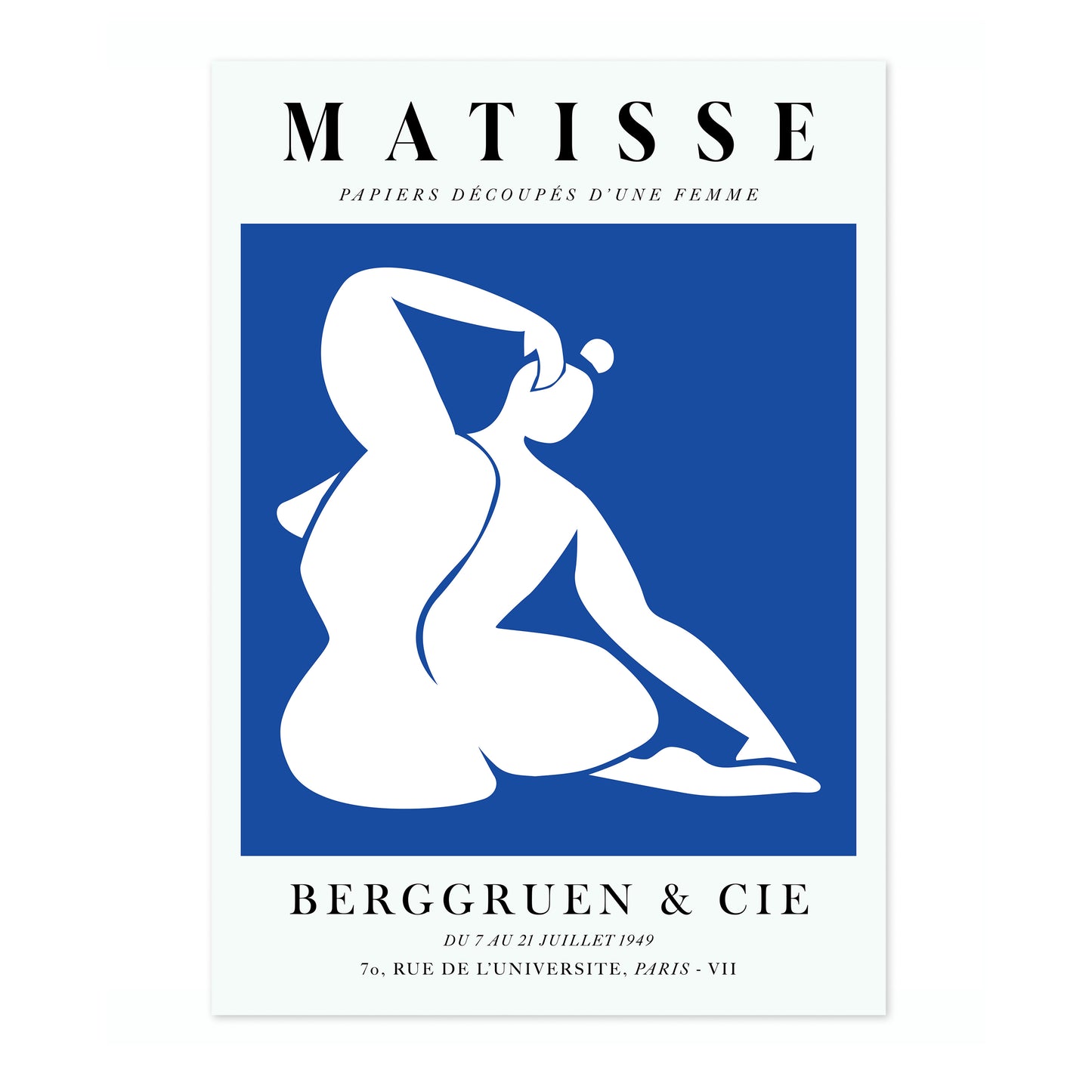 Une Femme Bleue, Qui S'Étire