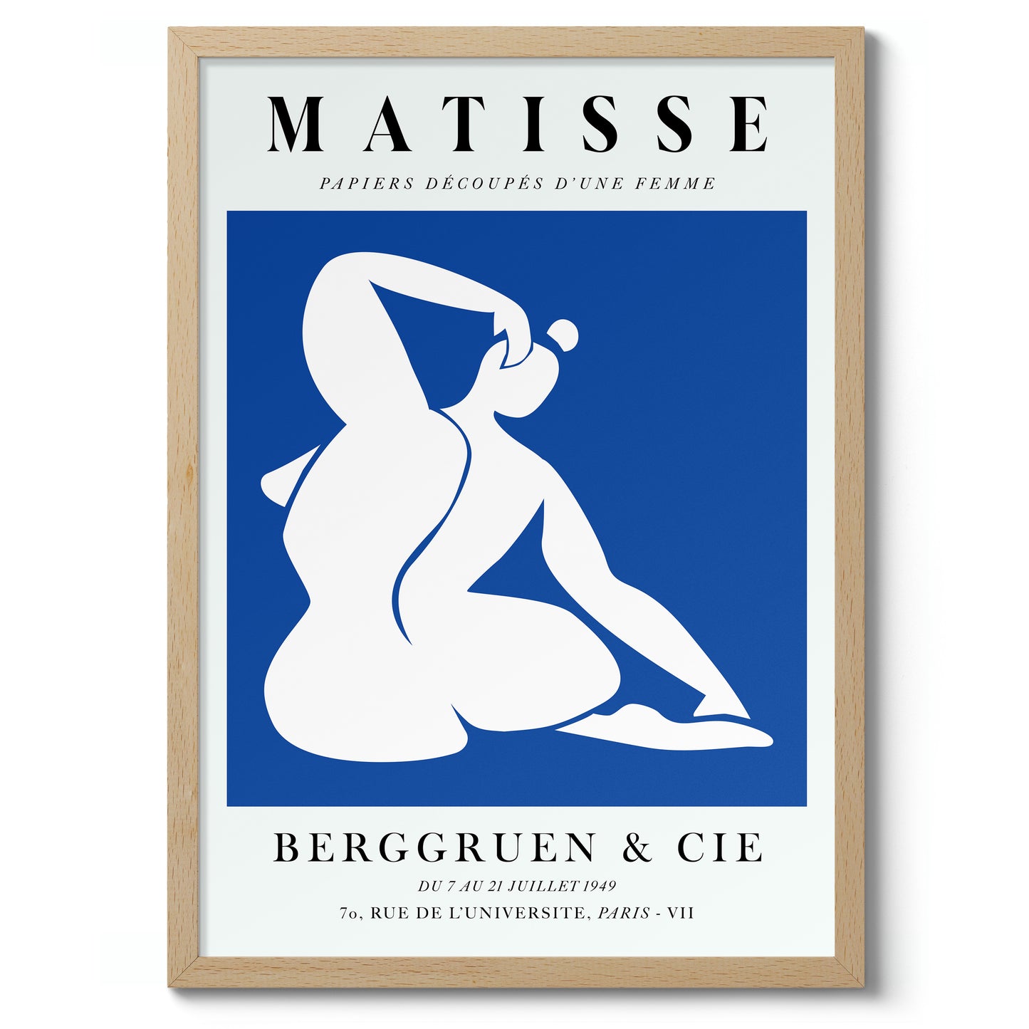 Une Femme Bleue, Qui S'Étire