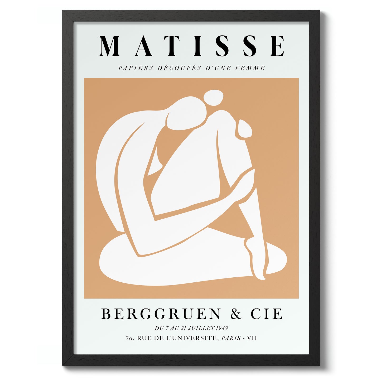 Une Femme Orange, À Genoux