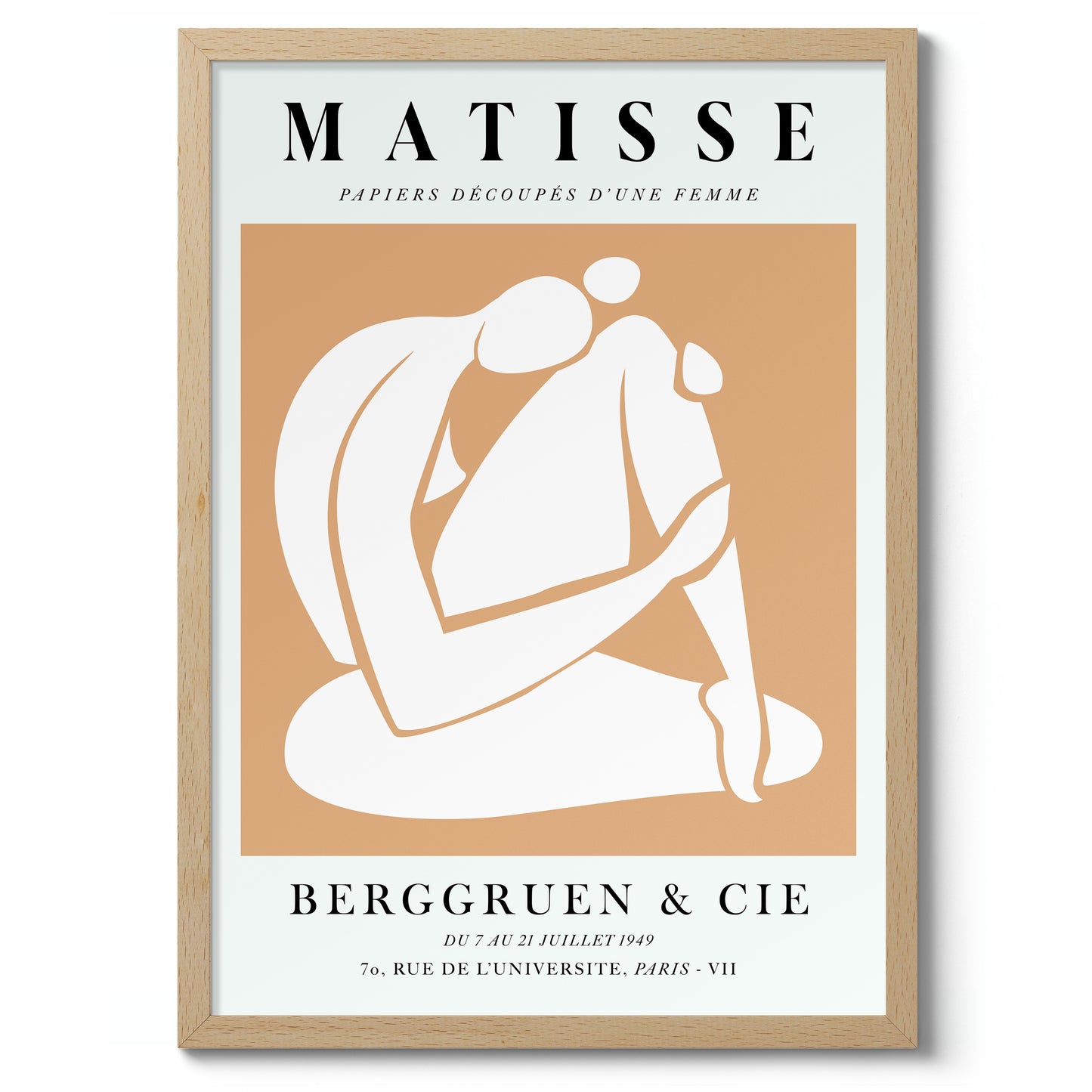 Une Femme Orange, À Genoux