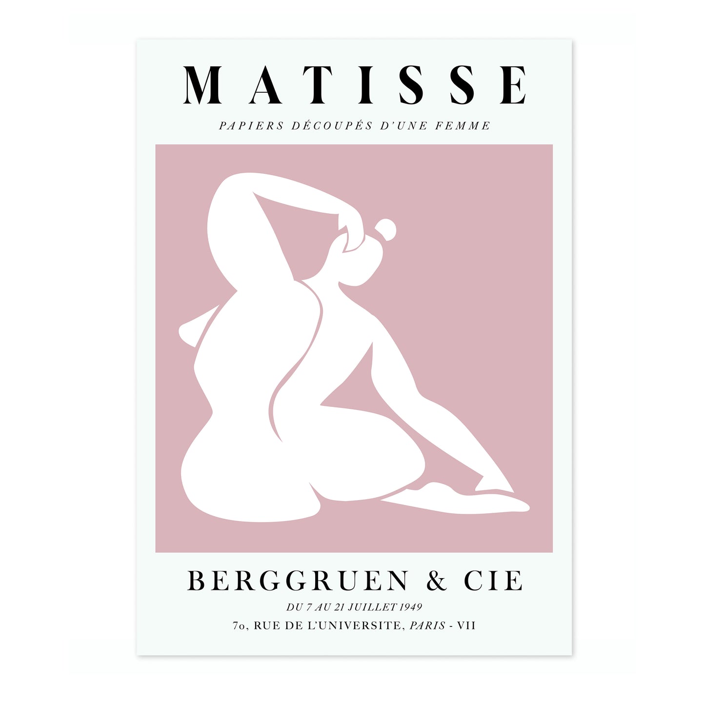 Een Roze Vrouw, Die Zich Uitstrekt