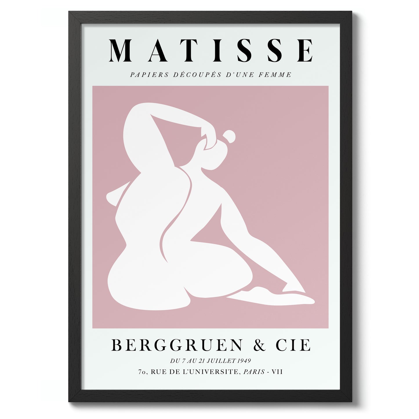 Een Roze Vrouw, Die Zich Uitstrekt