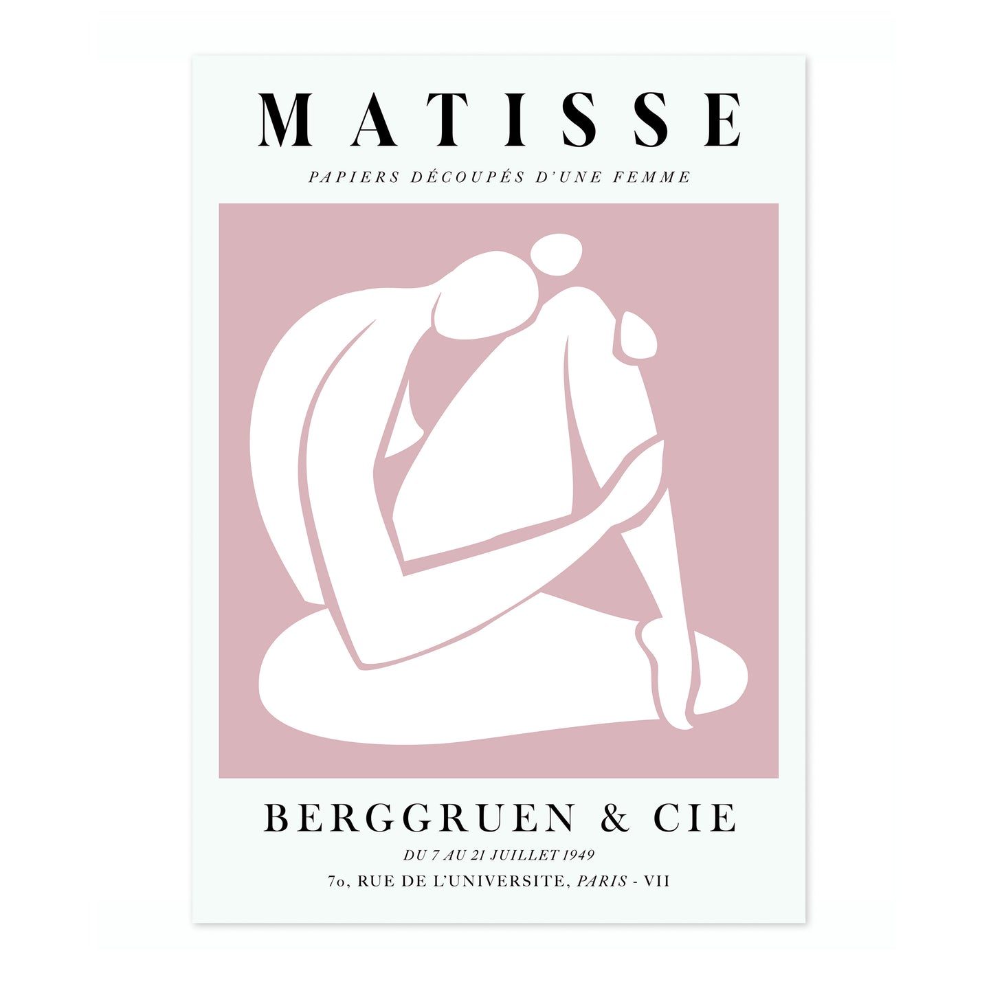 Une Femme Rose, À Genoux