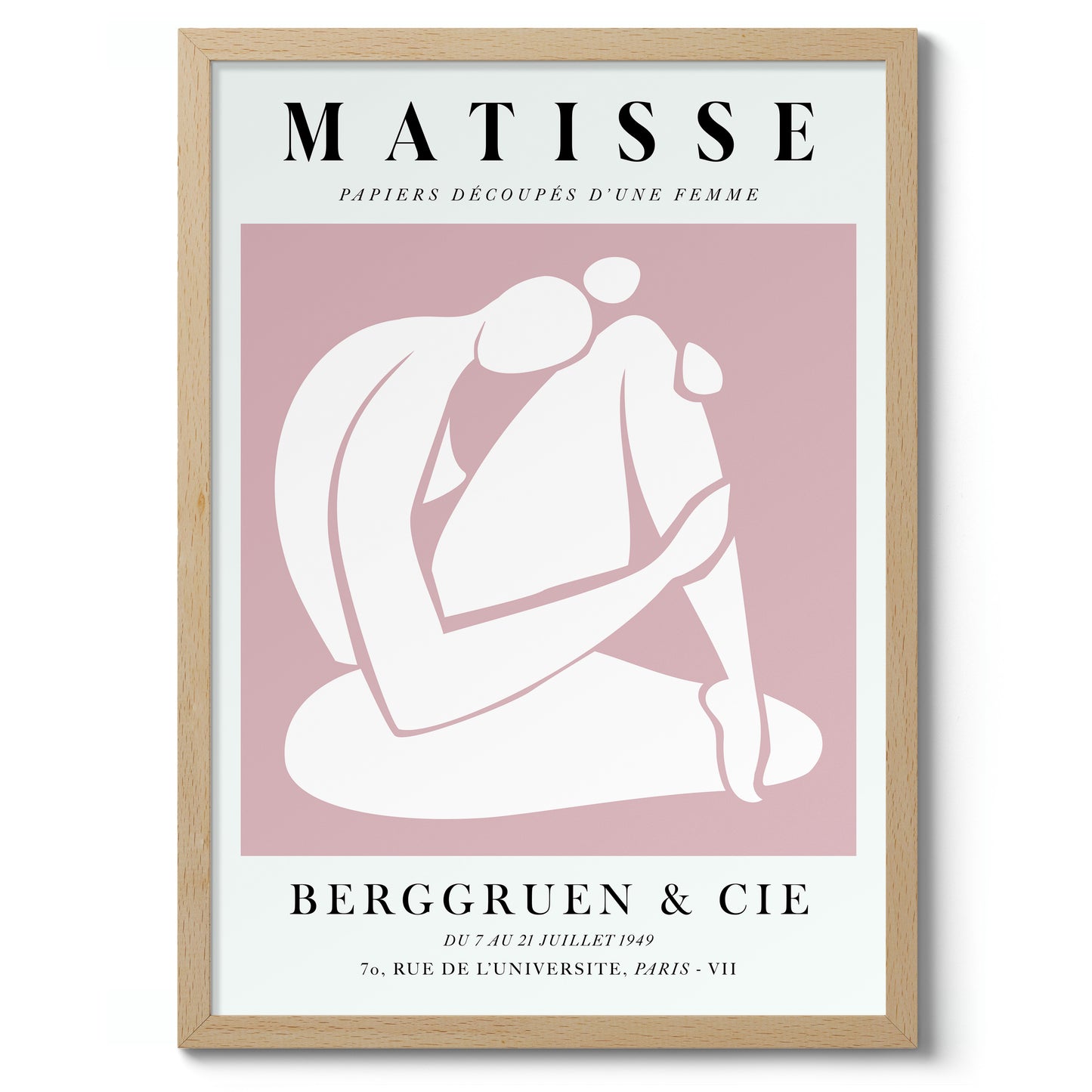 Une Femme Rose, À Genoux