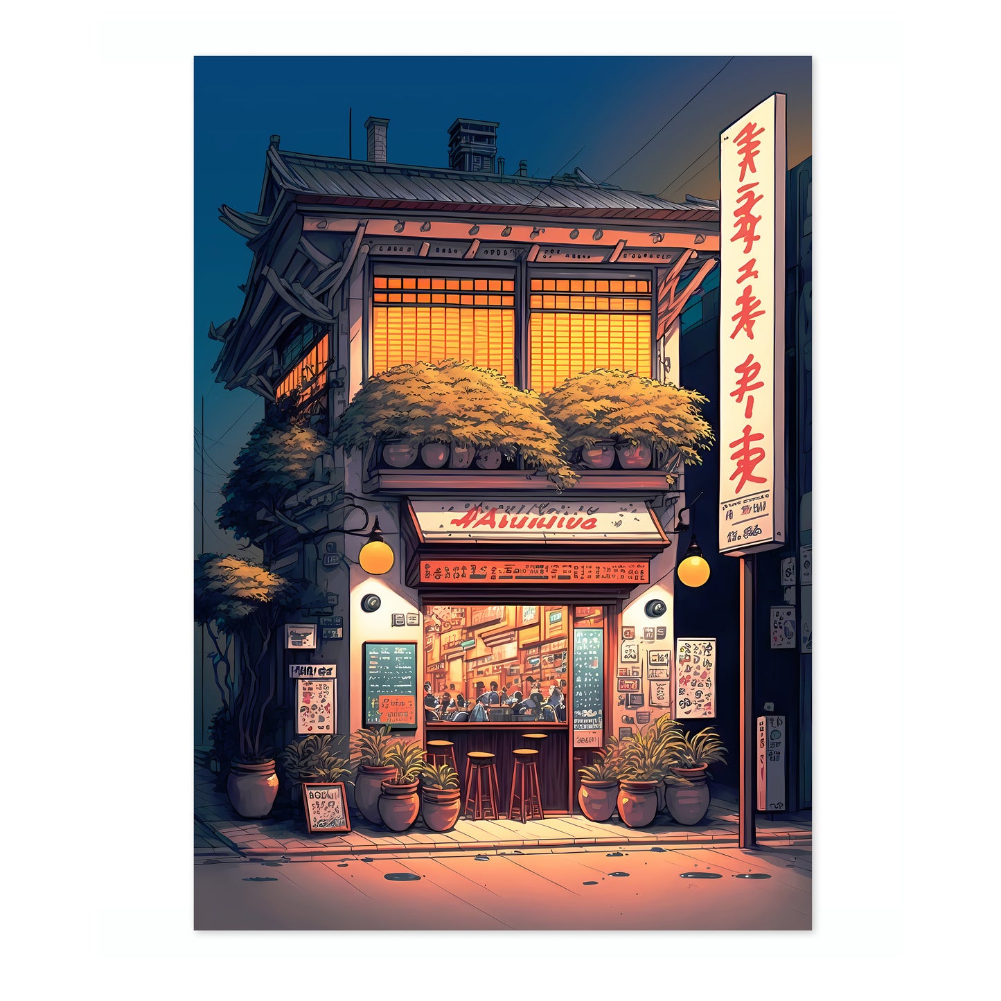 Evening at the Ramen Shop