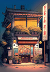 Evening at the Ramen Shop print