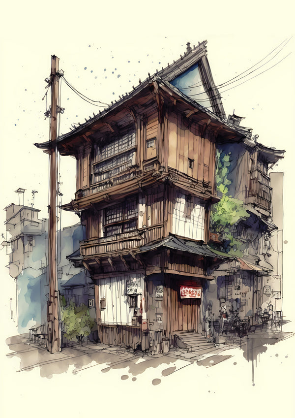 Village Watercolour