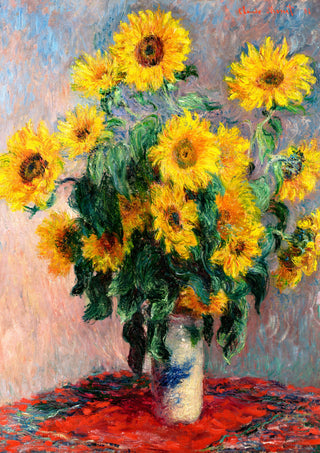 Bouquet of Sunflowers print