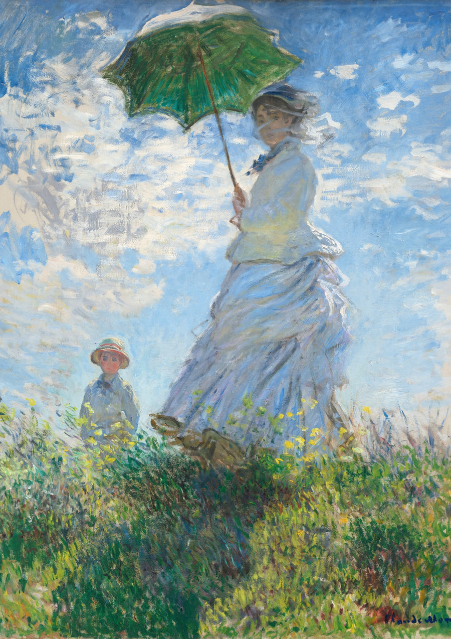 Madame Monet and Her Son - Print Only frame