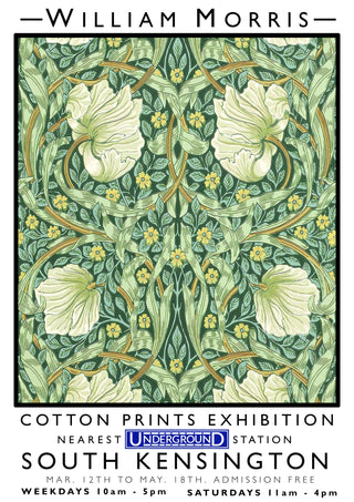 Groene bloemen print