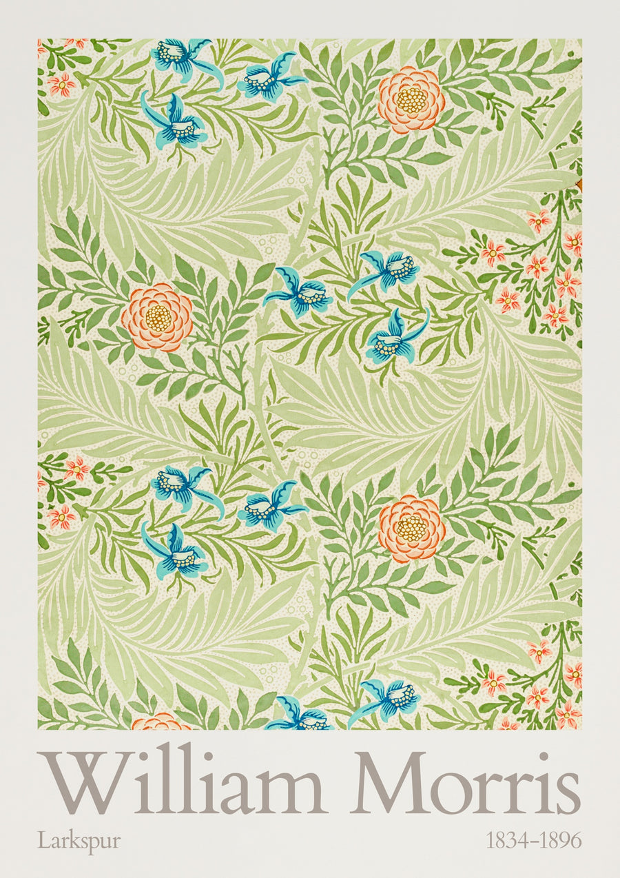 Larkspur - Print Only frame