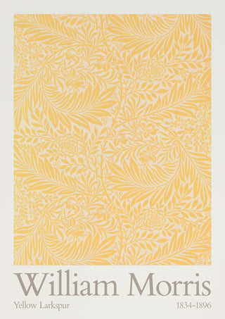 Gele Ridderspoor print