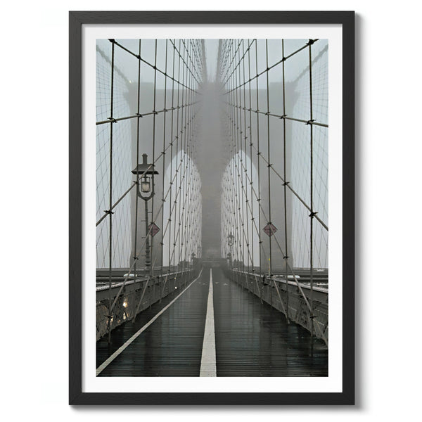 Misty Brooklyn Bridge, New York