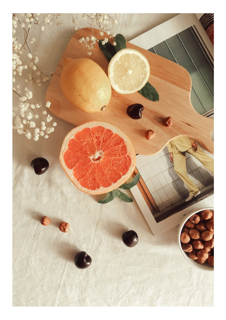 Nature morte aux agrumes - Print Only frame