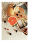 Citrus stilleben print