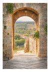 Tuscan Archway, Italy print