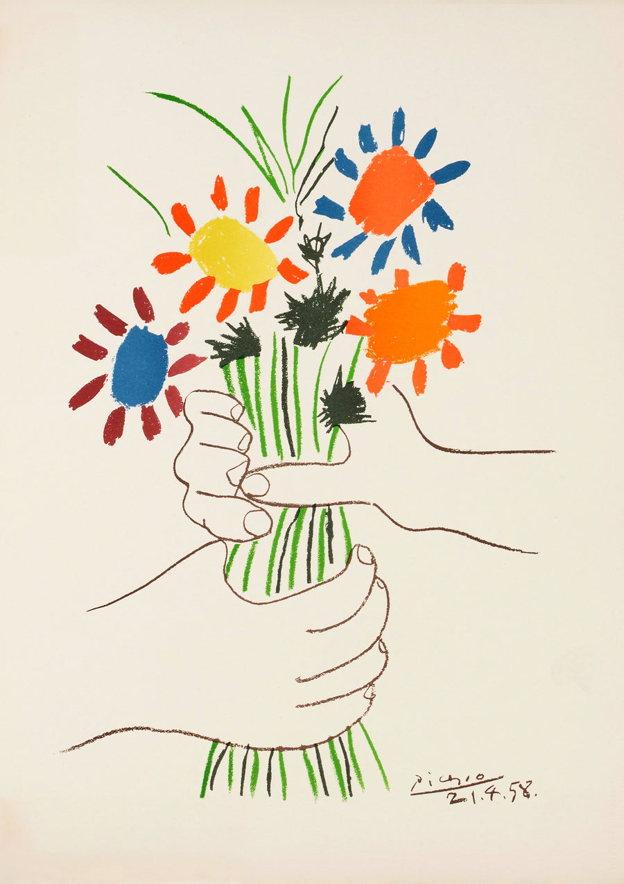 Bouquet of Peace - Print Only frame