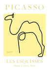 Chameau jaune et blanc print