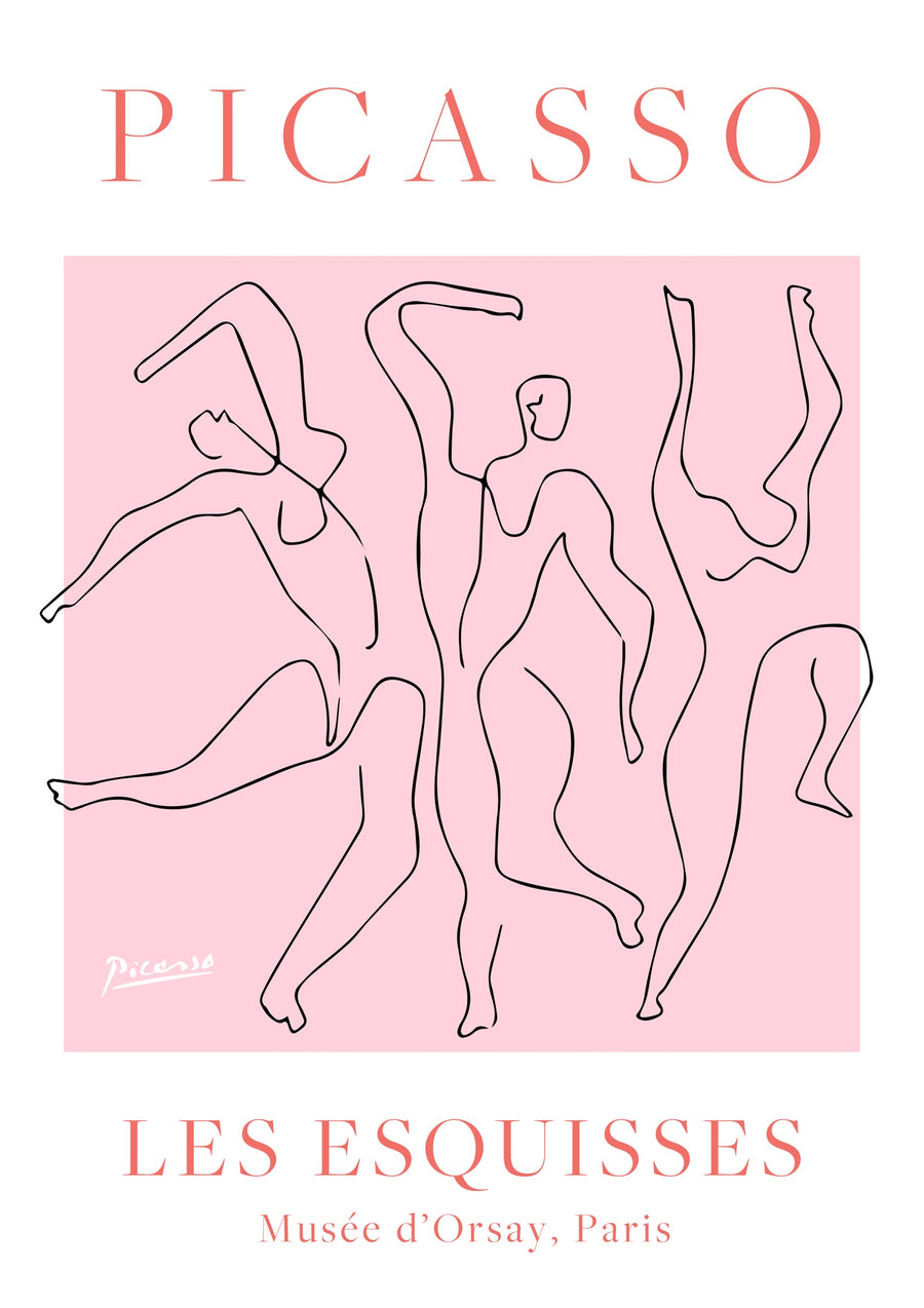 Les Trois Danseuses - Print Only frame