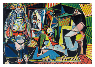 Kvinnorna i Algiers print