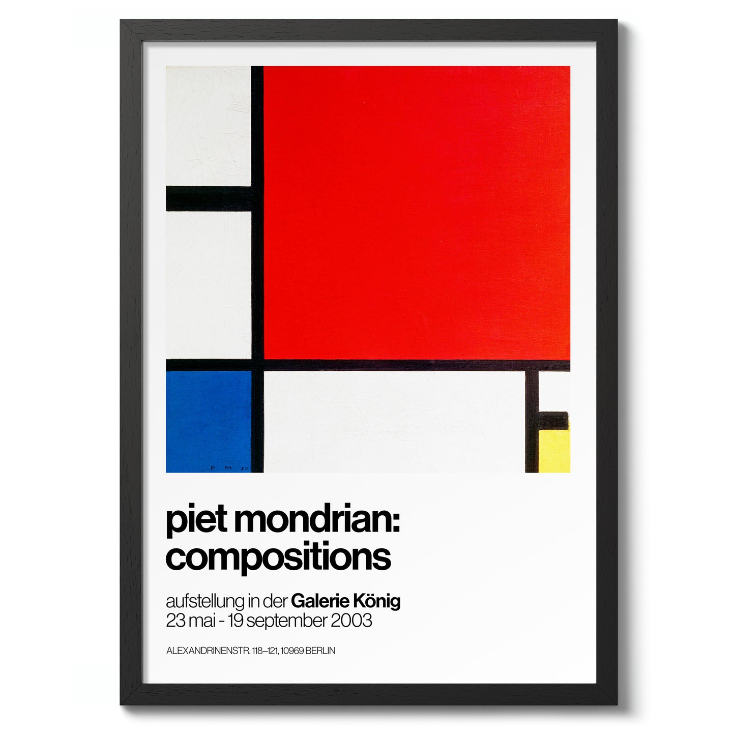 Komposition mit Rot, Blau und Gelb