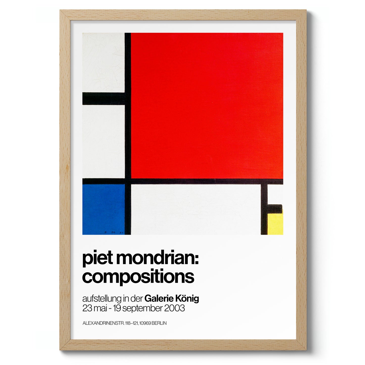 Komposition mit Rot, Blau und Gelb