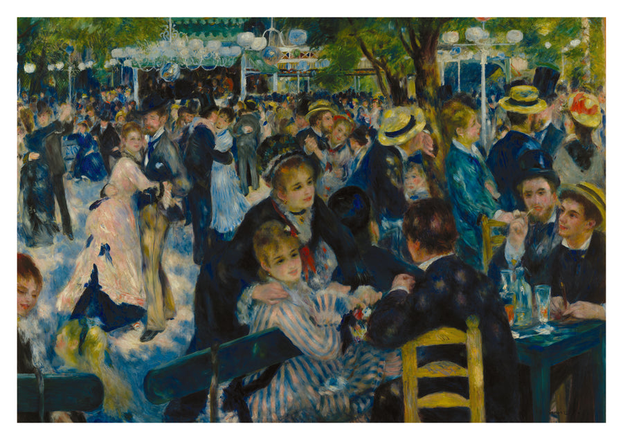 Danse au Moulin de la Galette - Print Only frame