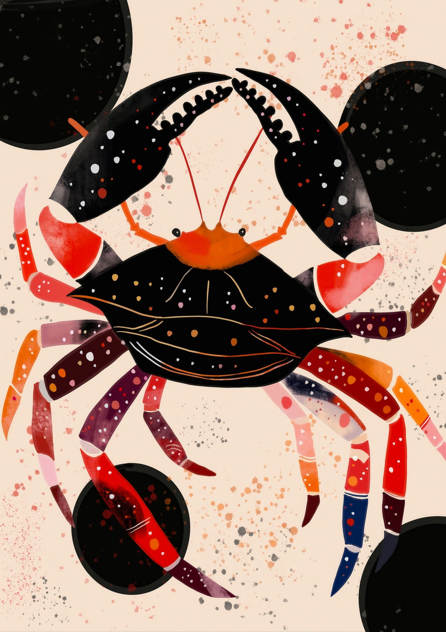 Mystical Crab II - Print Only frame