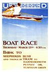 Shepards Bush båt race print