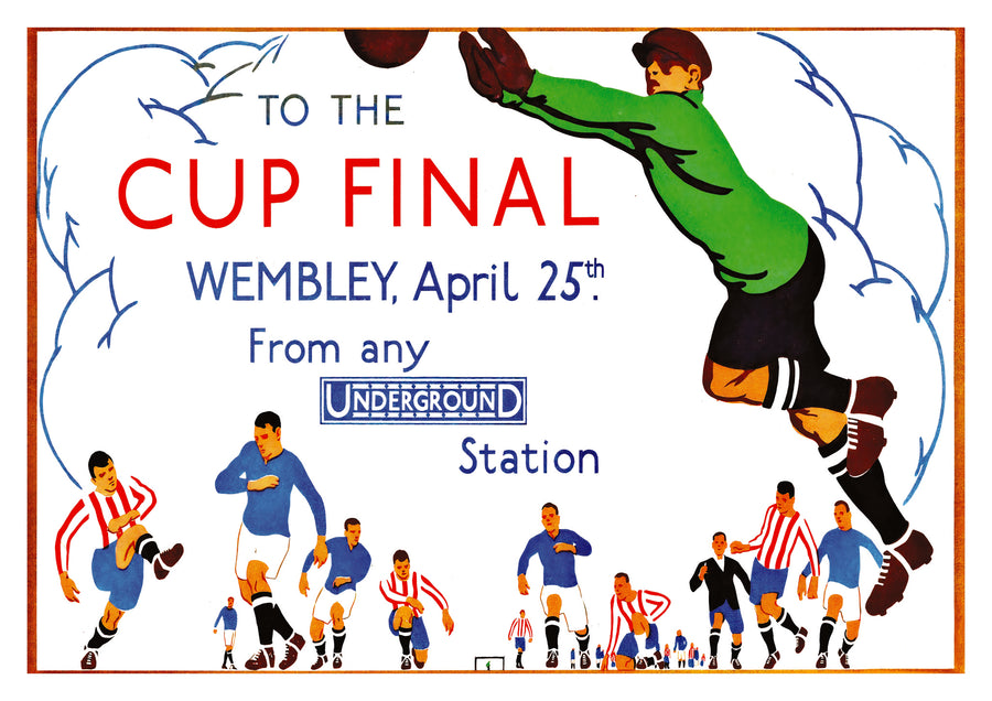 Wembley Cup Finale, Underground II - Print Only frame