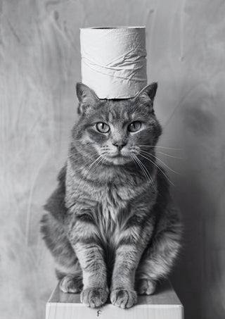 Pawsitive Roll Model print