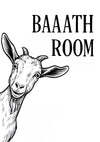 Baaathroom print