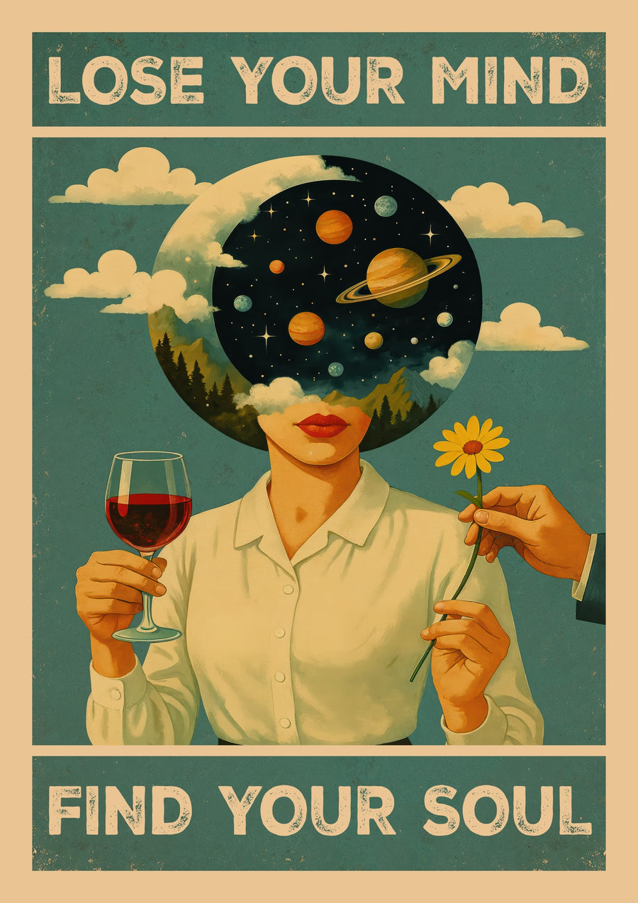 Tappa bort ditt sinne, hitta din själ II - Print Only frame