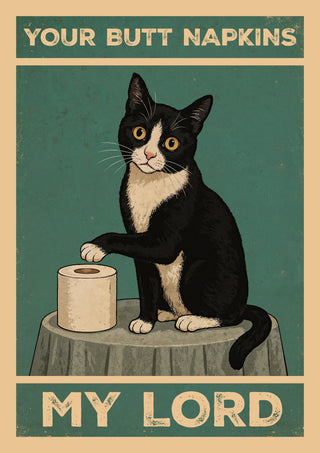 Dina rumpservetter, min herre print